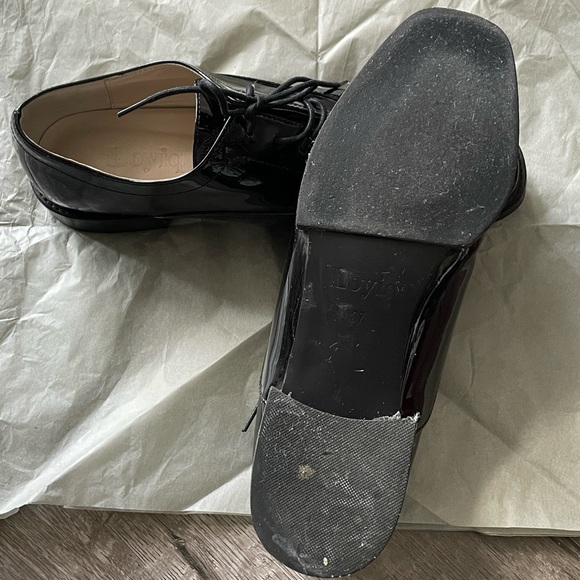 Loyiq patent leather lace-up loafers - Picture 2 of 6